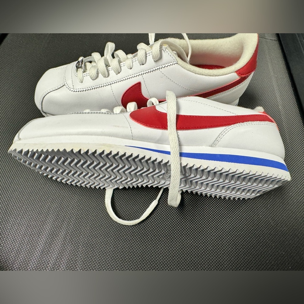 Nike Classic White and Red and Blue Sneakers